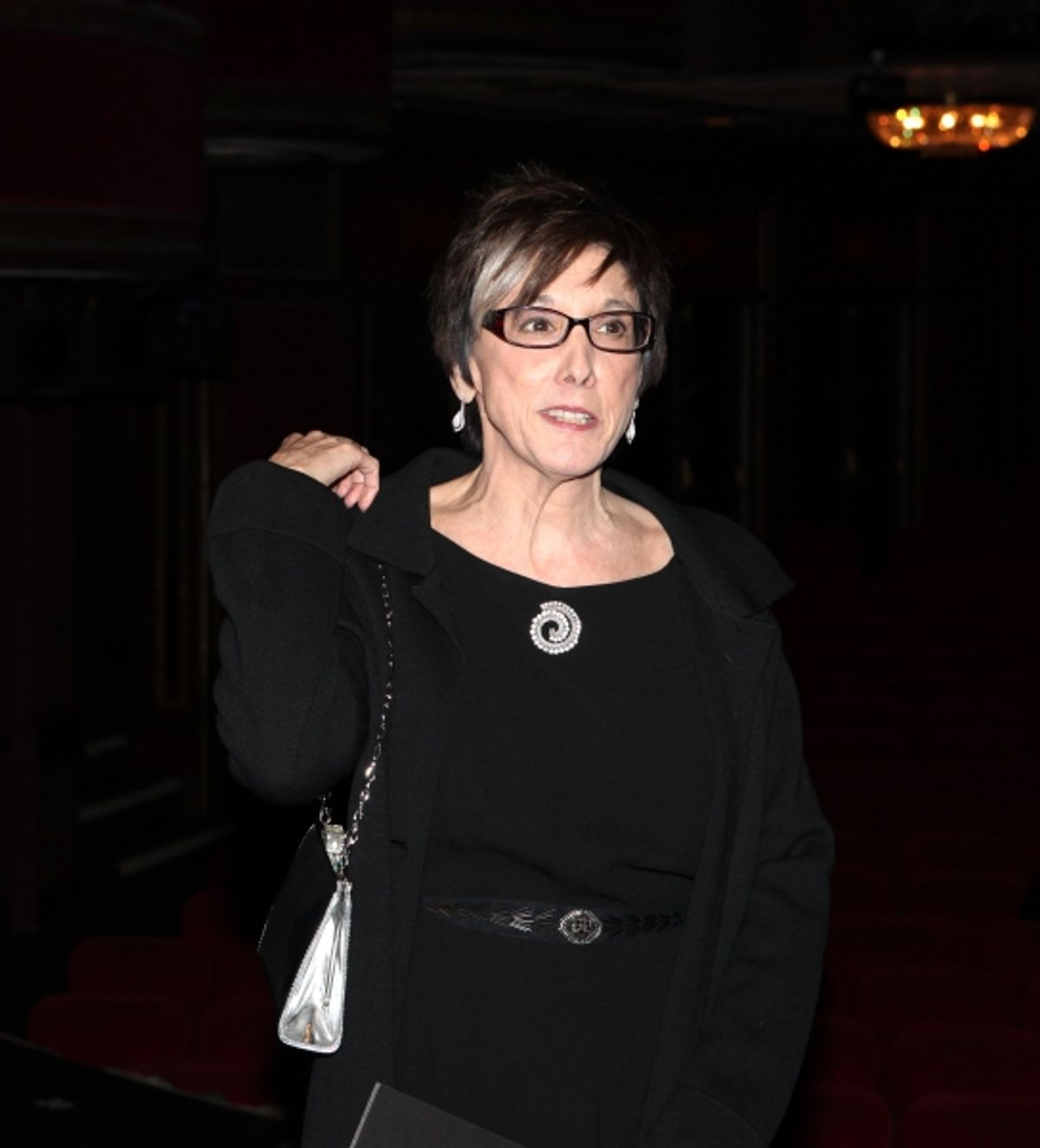 Producer Robyn Goodman begins the before curtain speeches &amp; good wishes at 