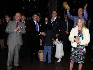 Stephen Kocis, Douglas Carter Beane, Lewis Flinn, Cooper, Emma Galina, Mark Brokaw &a Photo