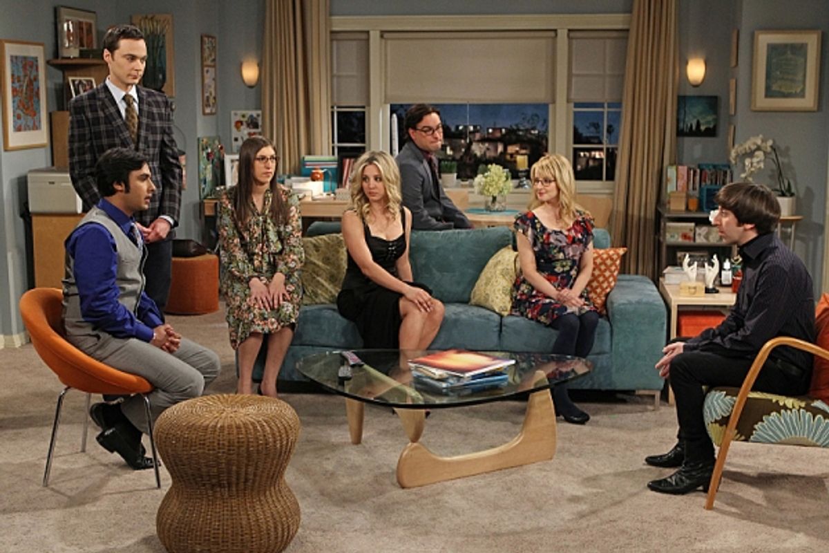 Kunal Nayyar, Jim Parsons, Mayim Bialik, Kaley Cuoco, Johnny Galecki, Melissa Rauch, Simon Helberg at 