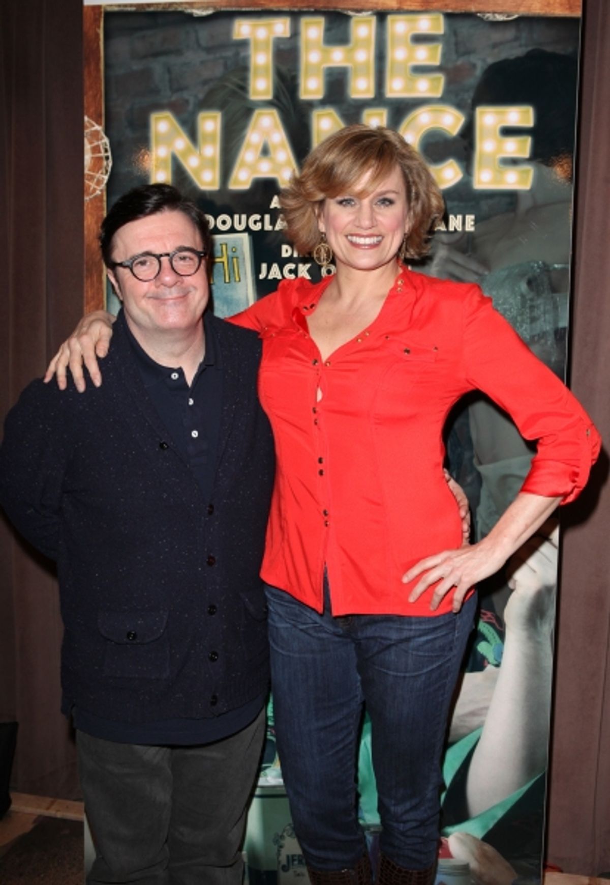 Nathan Lane & Cady Huffman at 