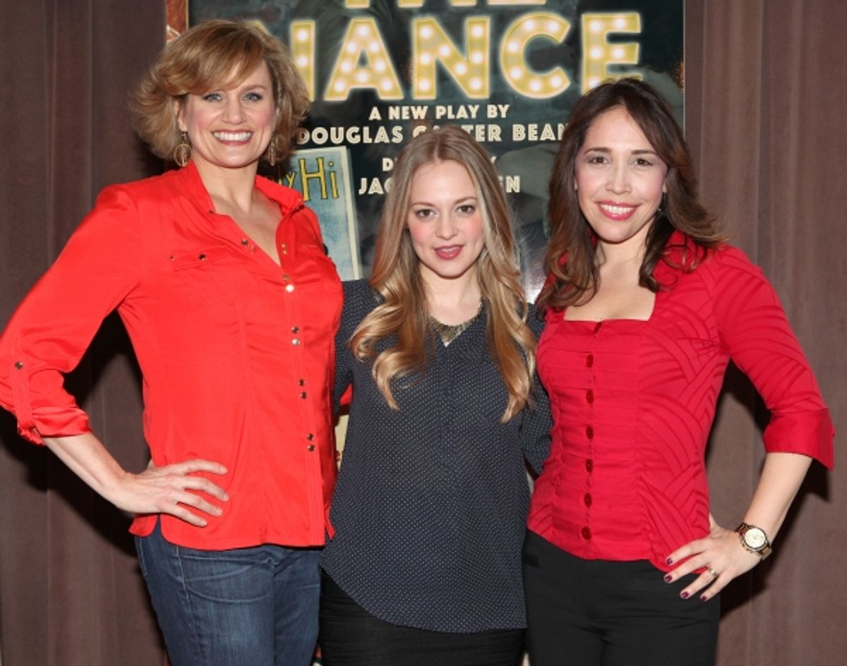 Cady Huffman, Jenni Barber and Andrea Burns at 