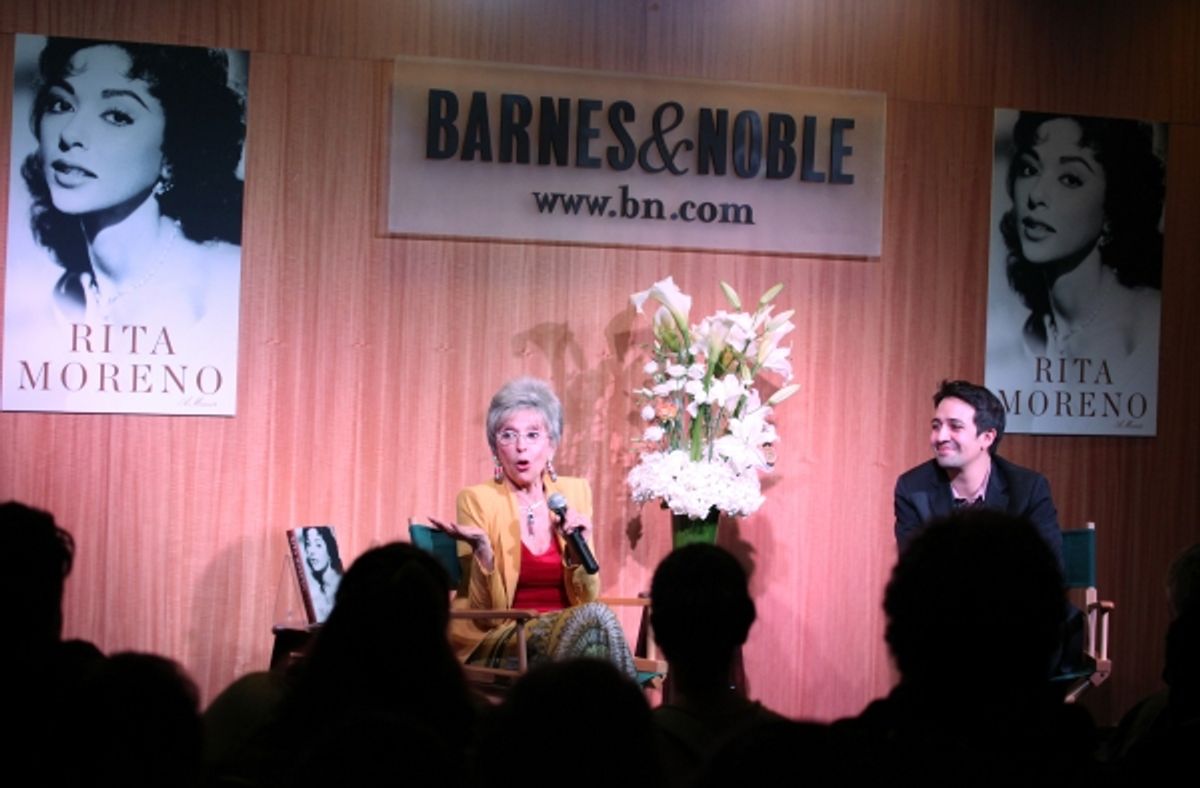 Rita Moreno and Lin-Manuel Miranda at 