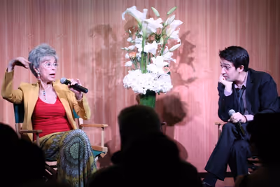 Rita Moreno and Lin-Manuel Miranda  Photo