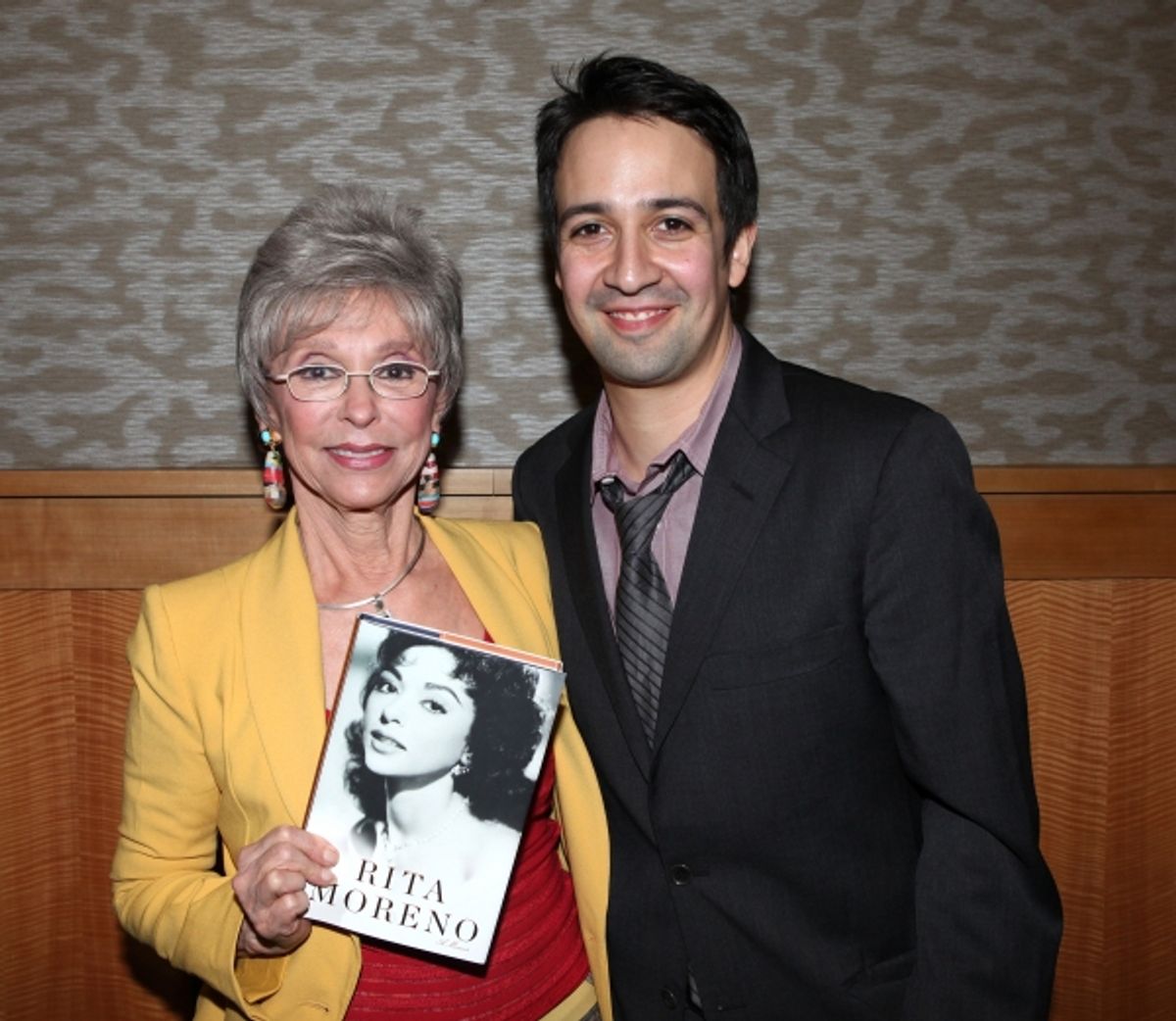 Rita Moreno and Lin-Manuel Miranda at 