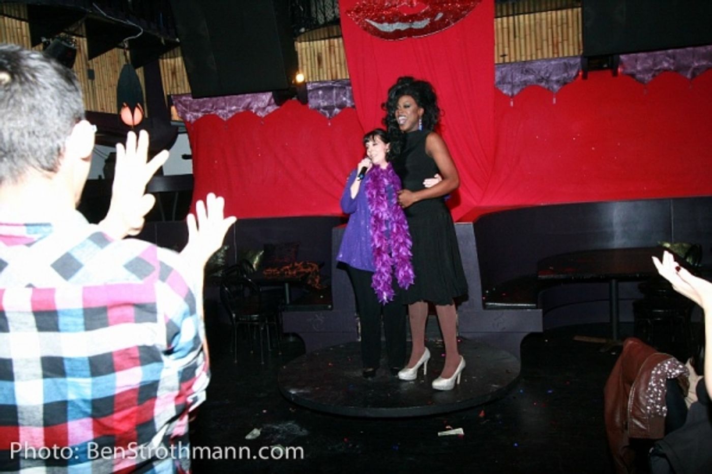 Photo Flash: Christine Pedi Visits BOYLESQUE!  Image