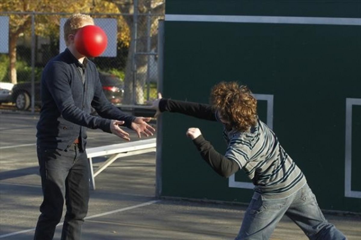 Jesse Tyler Ferguson, Nolan Gould at 