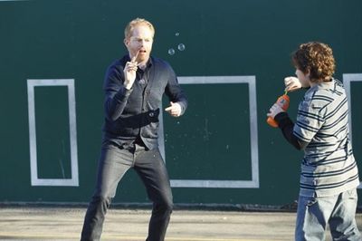 Jesse Tyler Ferguson, Nolan Gould Photo
