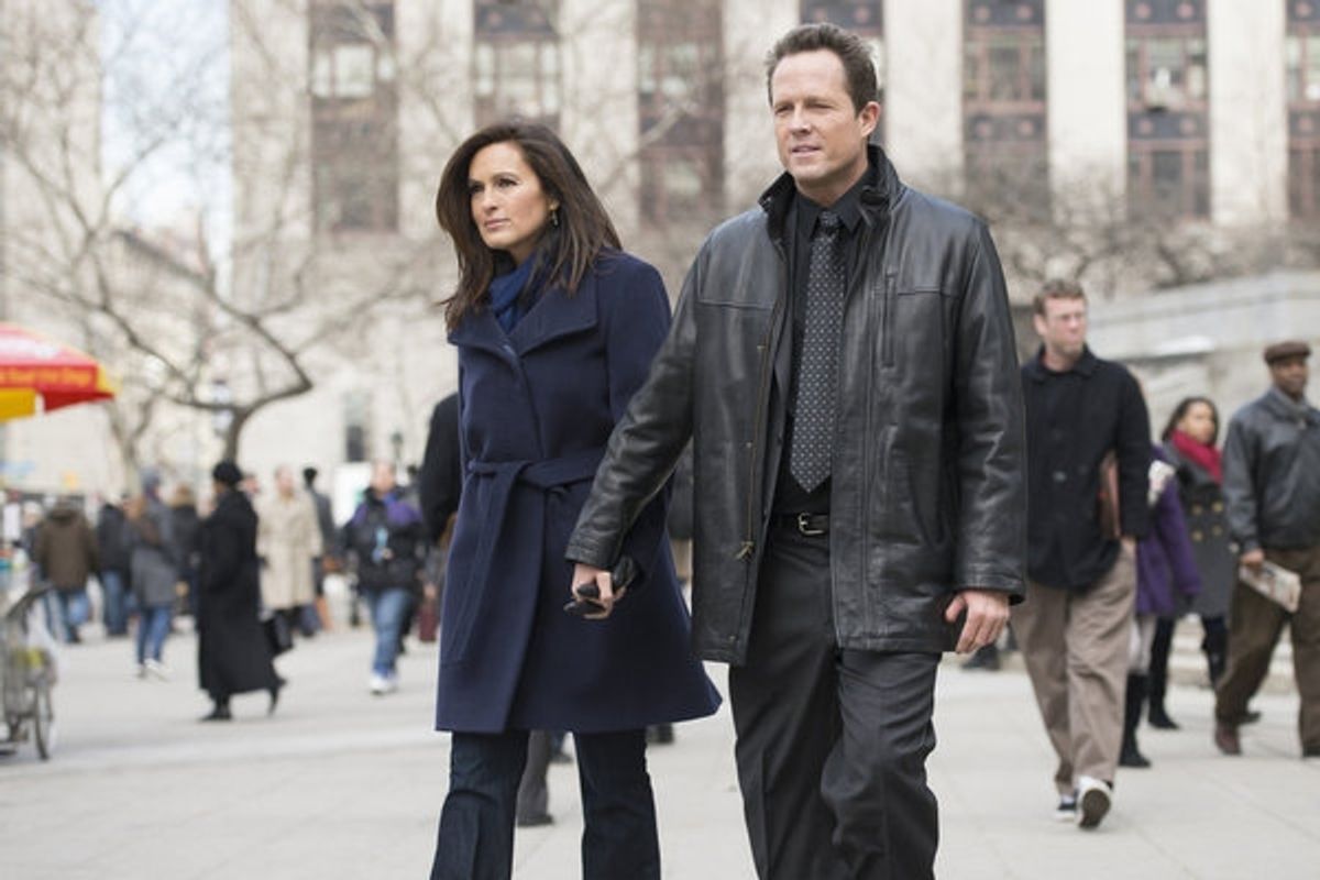 Mariska Hargitay, Dean Winters at 