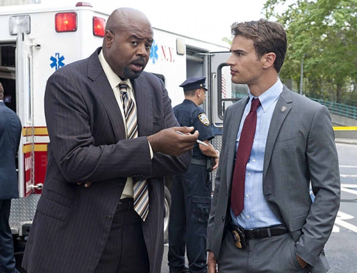 Chi McBride, Theo James at 