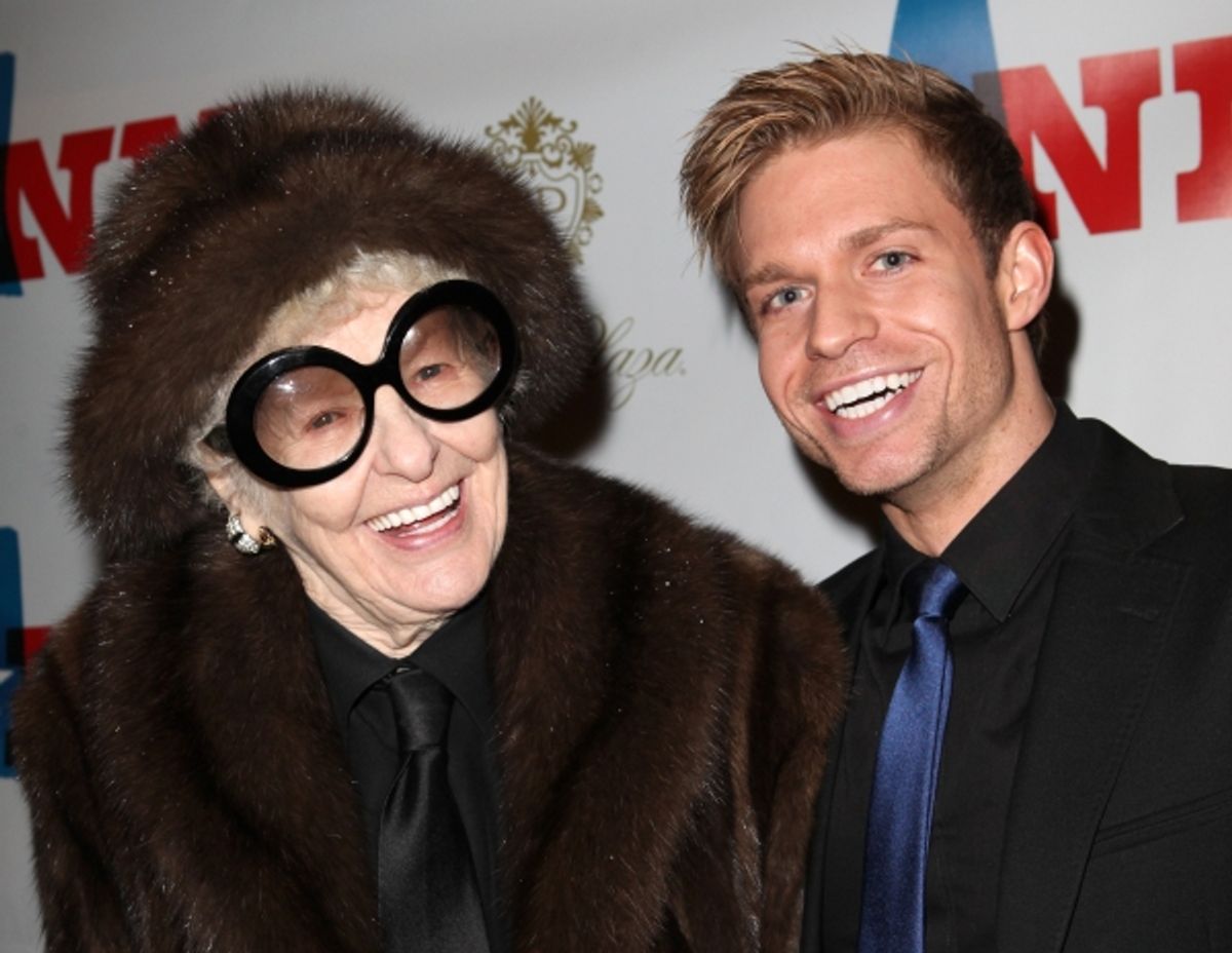 Elaine Stritch & Hunter Ryan Herdlicka  at 