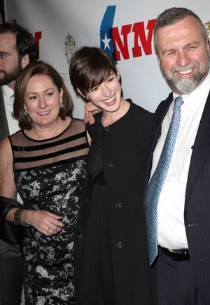 Kate McCauley Hathaway, Anne Hathaway & Gerald Hathaway @ BroadwayWorld Kate McCauley Hathaway, Anne Hathaway & Gerald Hathaway Photo