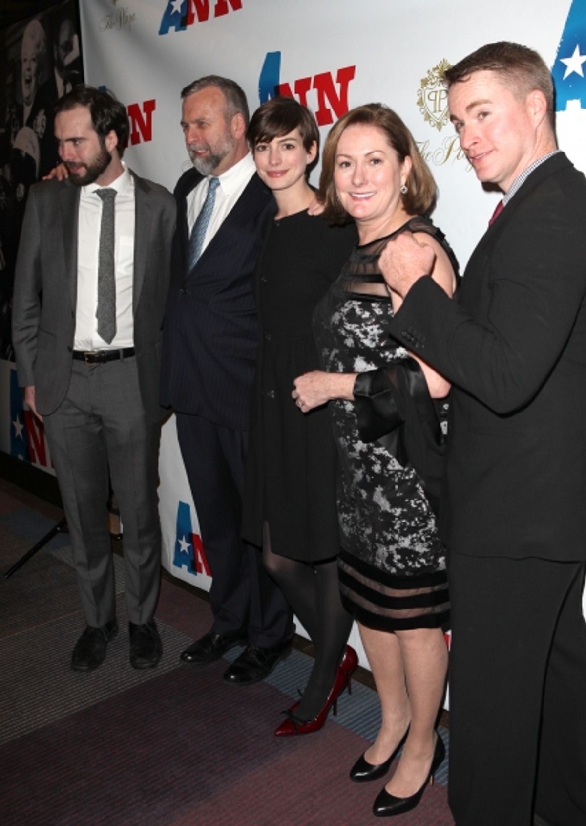 Thomas Hathaway, Gerald Hathaway, Anne Hathaway, Kate McCauley Hathaway and Michael Hathaway at 