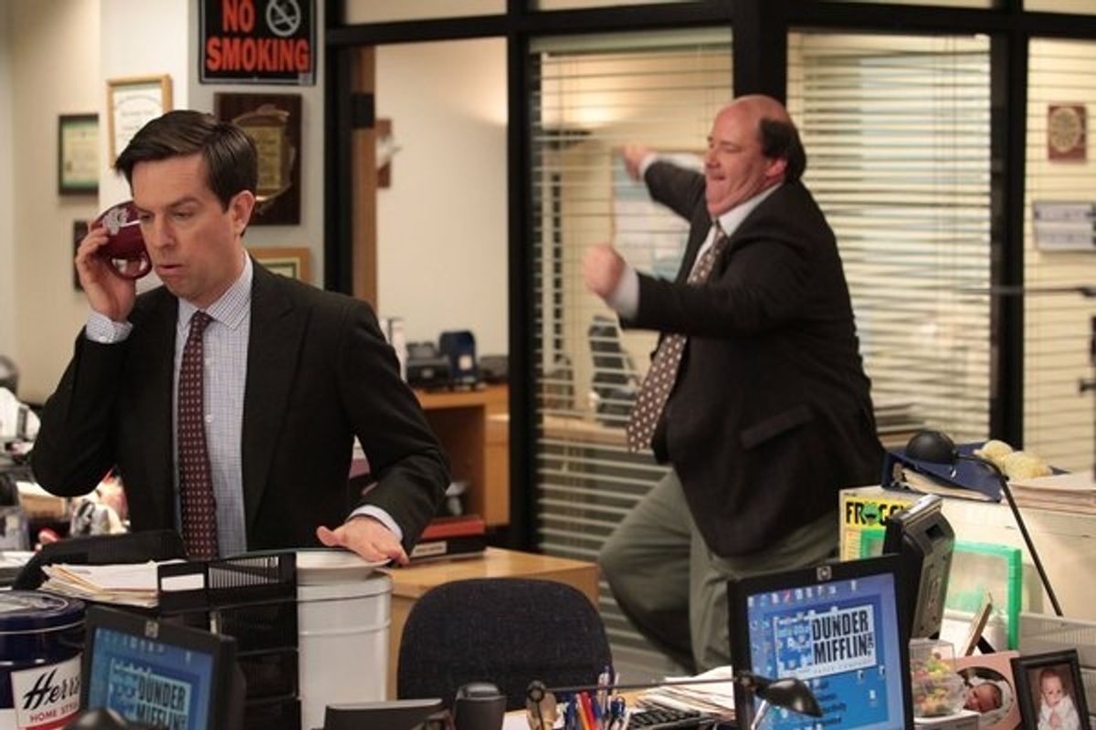 Ed Helms, Brian Baumgartner at 