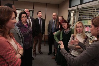 Ellie Kemper, Leslie David Baker, Phyllis Smith, Brian Baumgartner, Ed Helms, Creed B Photo