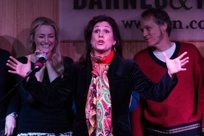 Betsy Wolfe, Stephanie J. Block, Jim Walton Photo