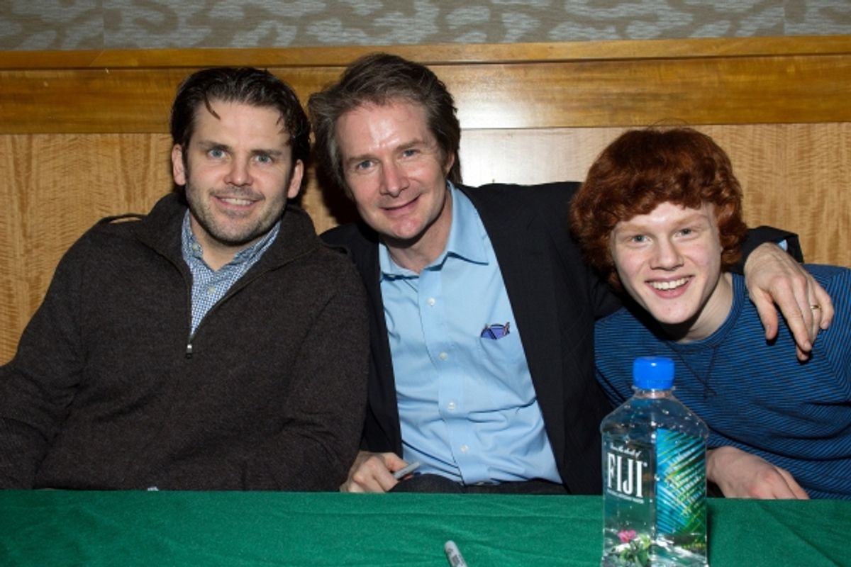 Robert Creighton, Peter Benson, Nicholas Barasch at 