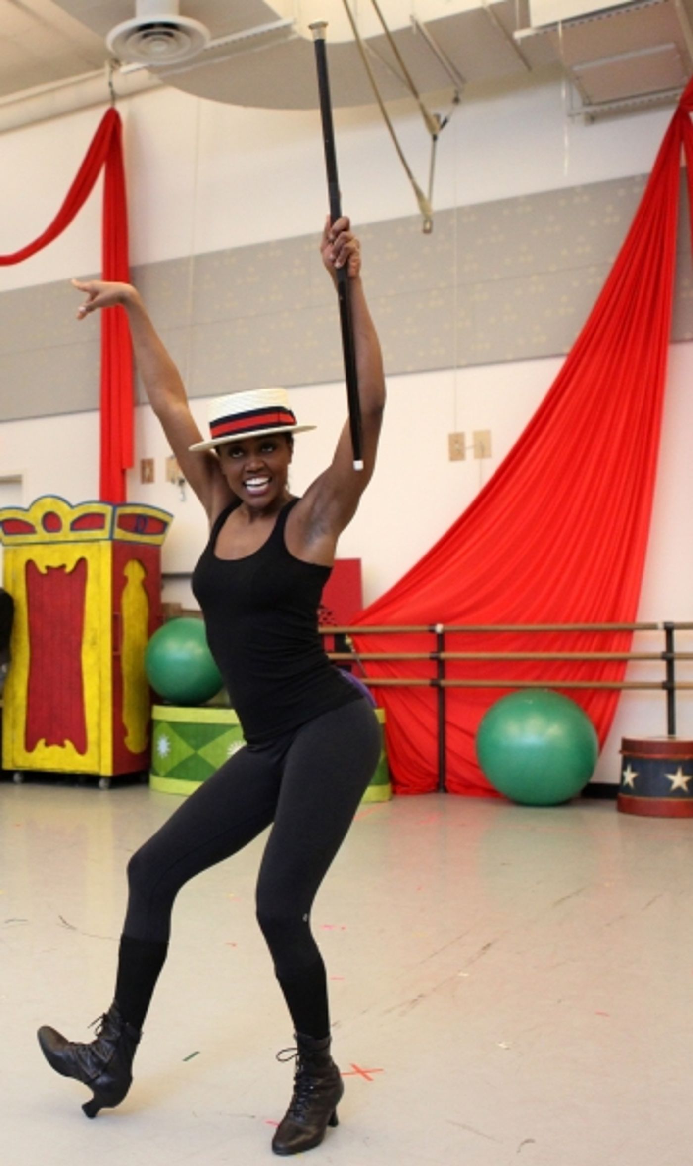 Photo Coverage: Inside PIPPIN's Press Rehearsal - Patina Miller, Matthew James Thomas and More Strut Their Stuff!  Image