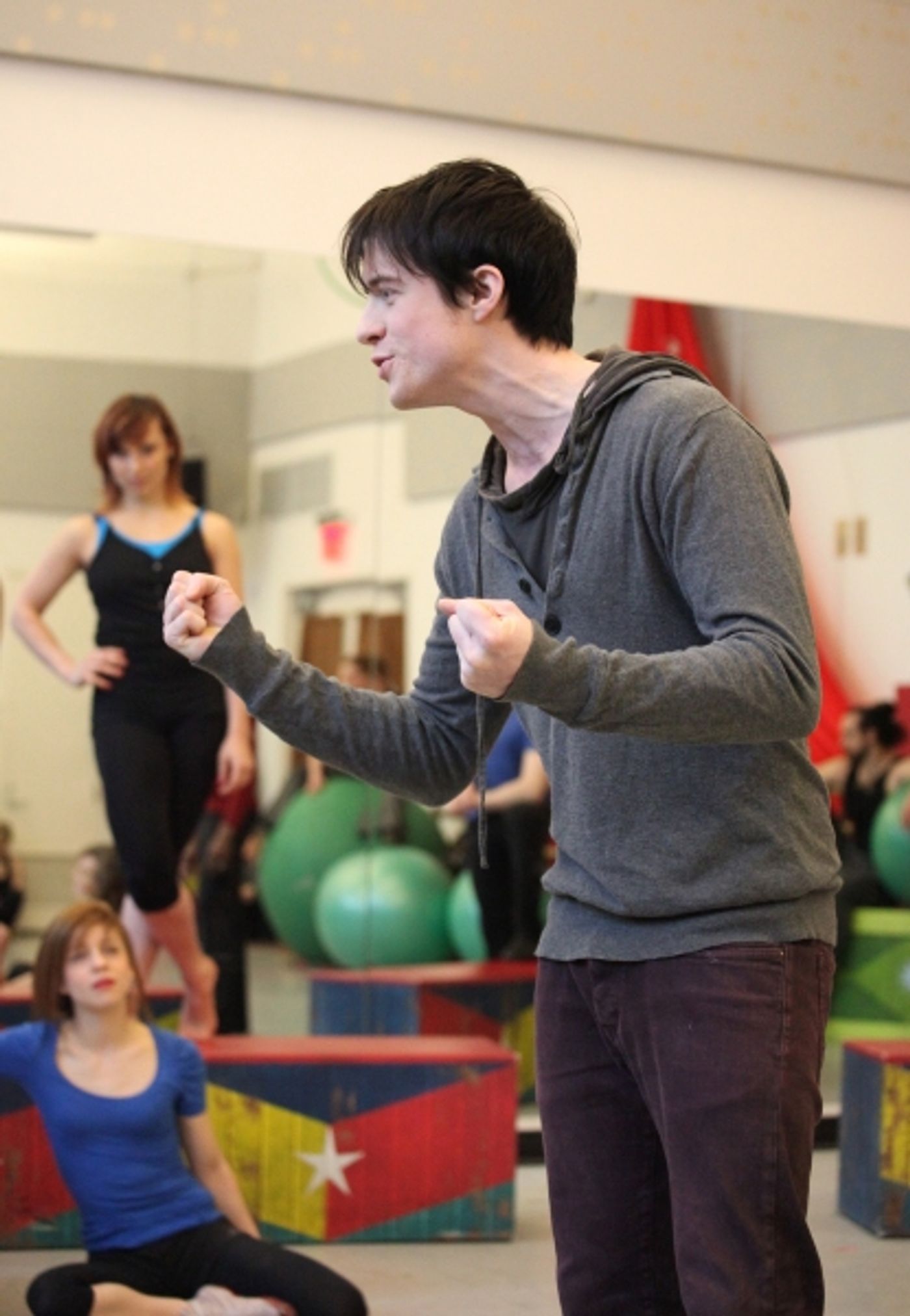 Photo Coverage: Inside PIPPIN's Press Rehearsal - Patina Miller, Matthew James Thomas and More Strut Their Stuff!  Image