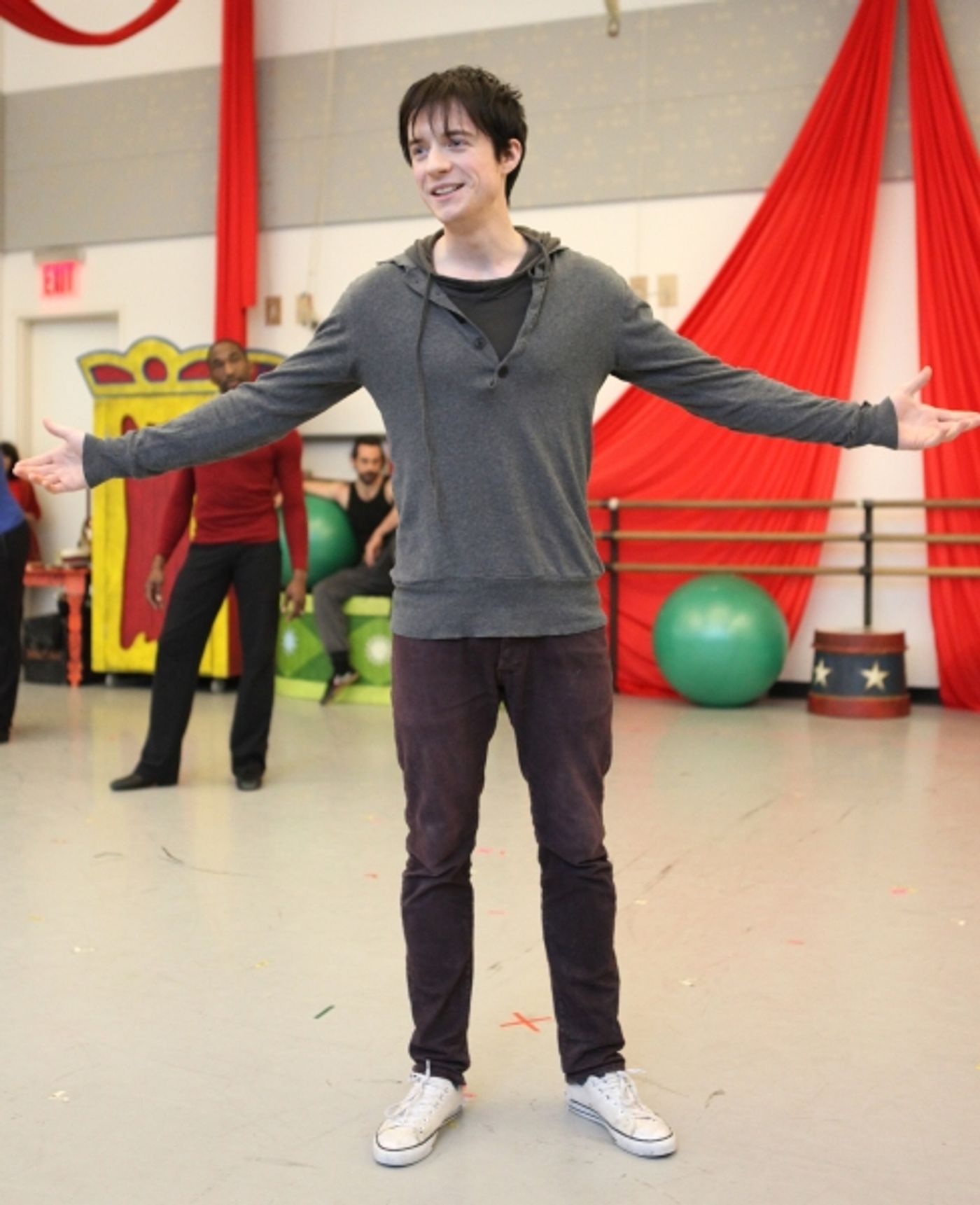 Photo Coverage: Inside PIPPIN's Press Rehearsal - Patina Miller, Matthew James Thomas and More Strut Their Stuff!  Image