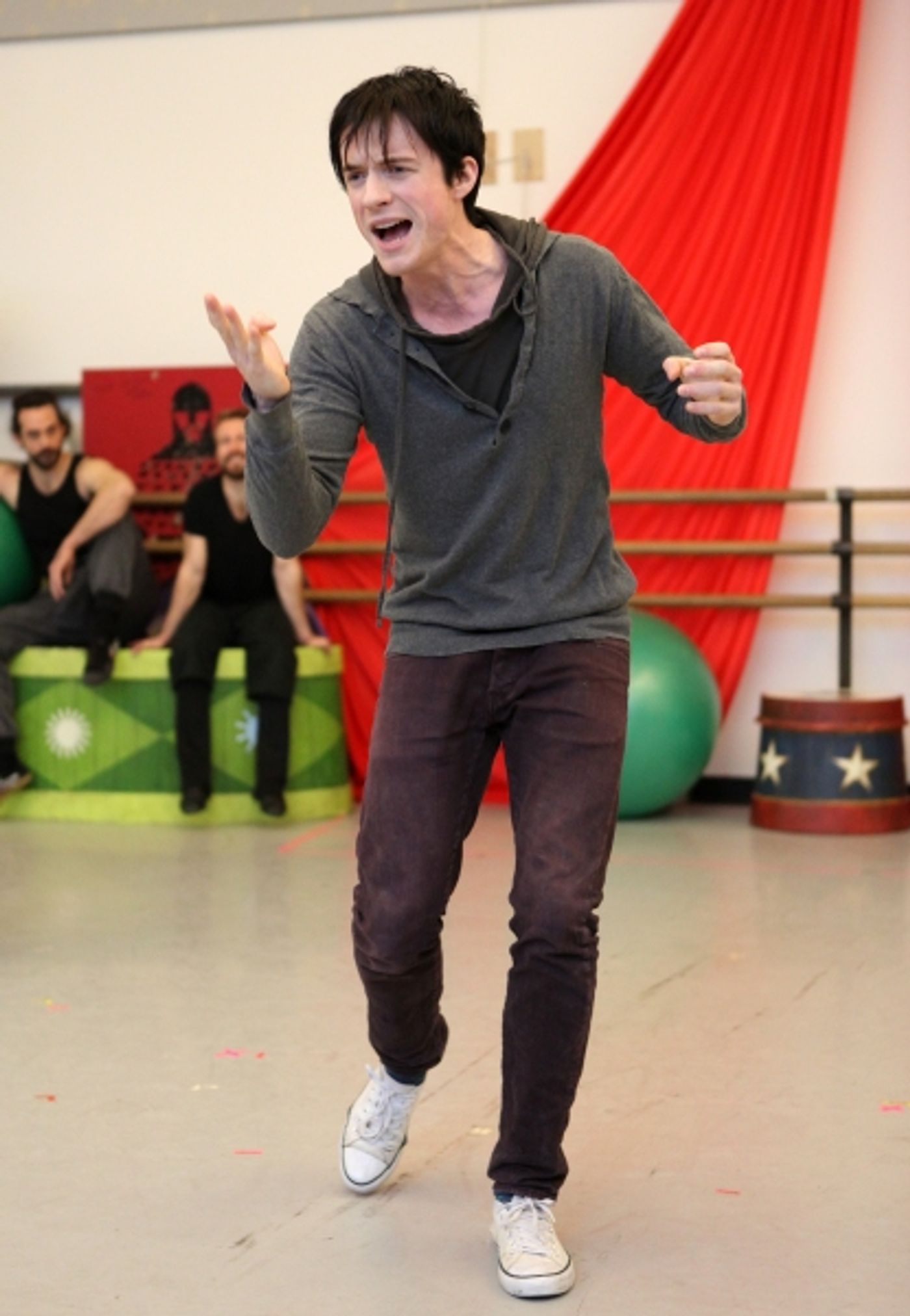 Photo Coverage: Inside PIPPIN's Press Rehearsal - Patina Miller, Matthew James Thomas and More Strut Their Stuff!  Image