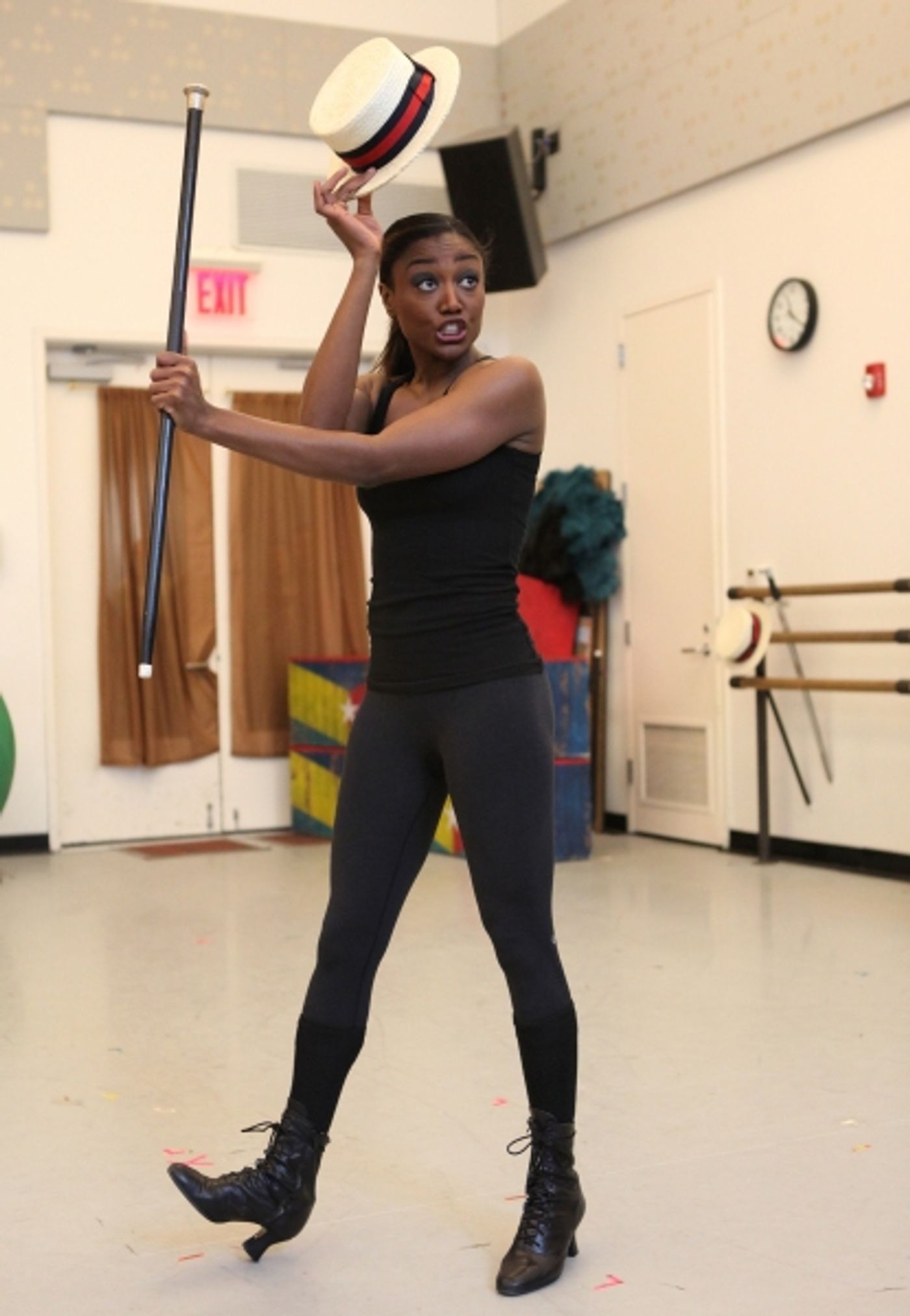 Photo Coverage: Inside PIPPIN's Press Rehearsal - Patina Miller, Matthew James Thomas and More Strut Their Stuff!  Image