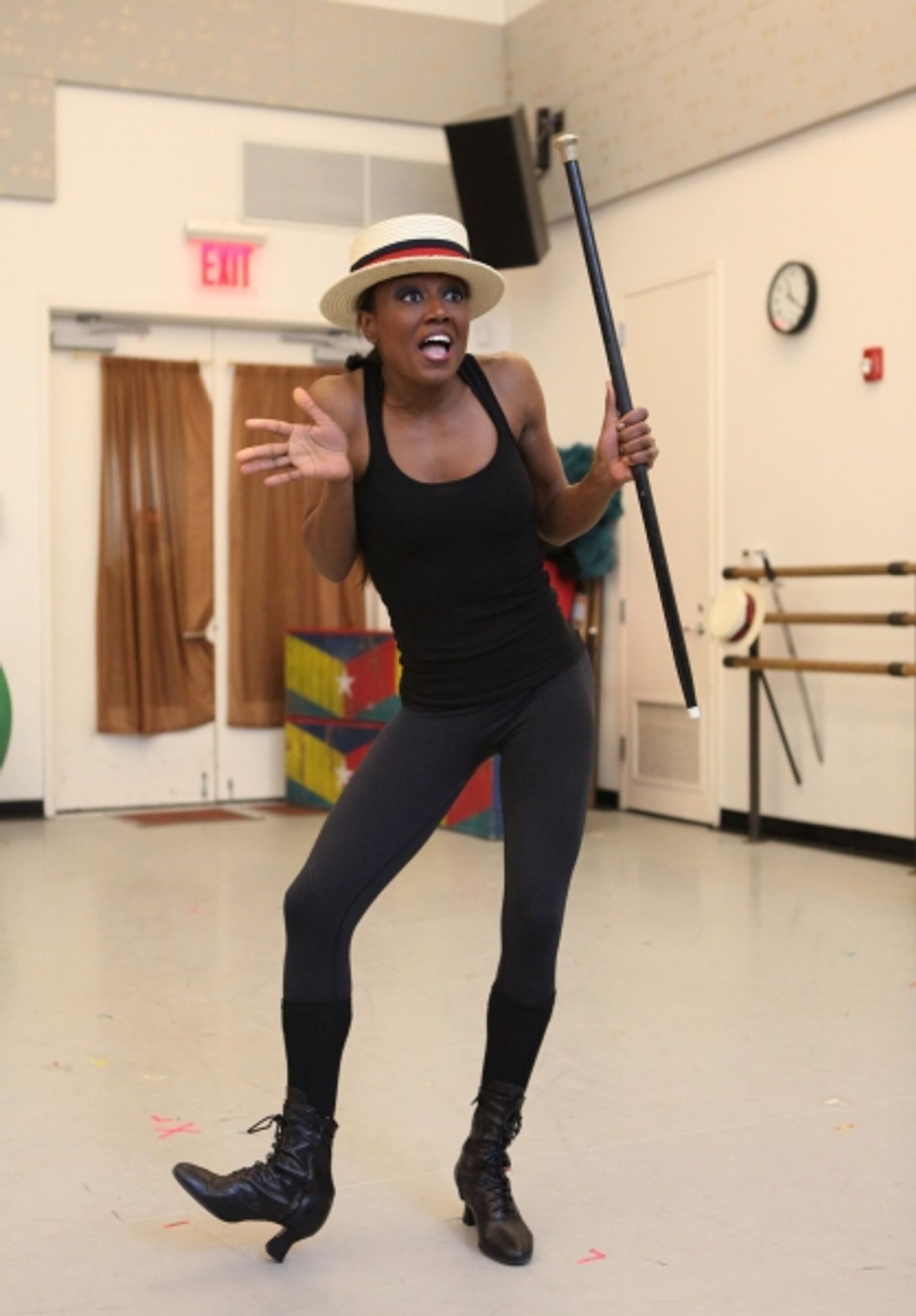 Photo Coverage: Inside PIPPIN's Press Rehearsal - Patina Miller, Matthew James Thomas and More Strut Their Stuff!  Image