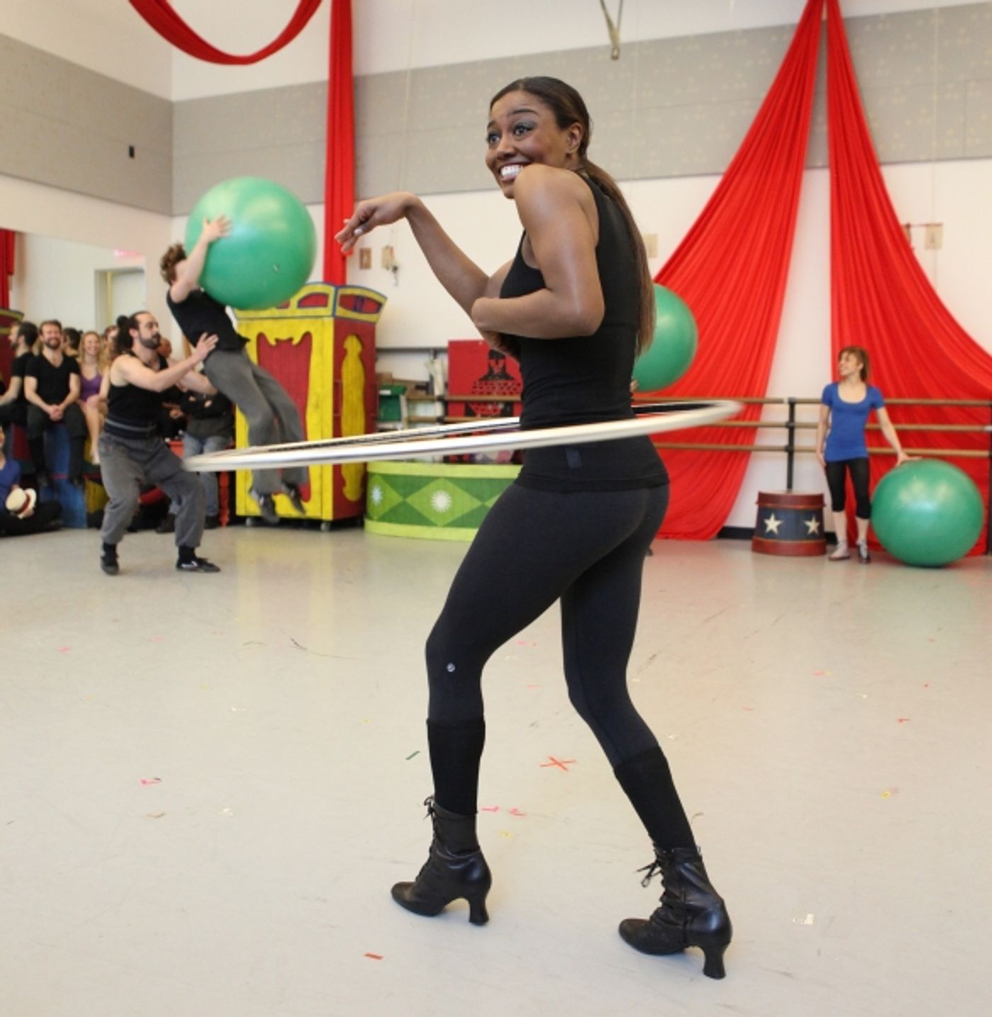 Photo Coverage: Inside PIPPIN's Press Rehearsal - Patina Miller, Matthew James Thomas and More Strut Their Stuff!  Image