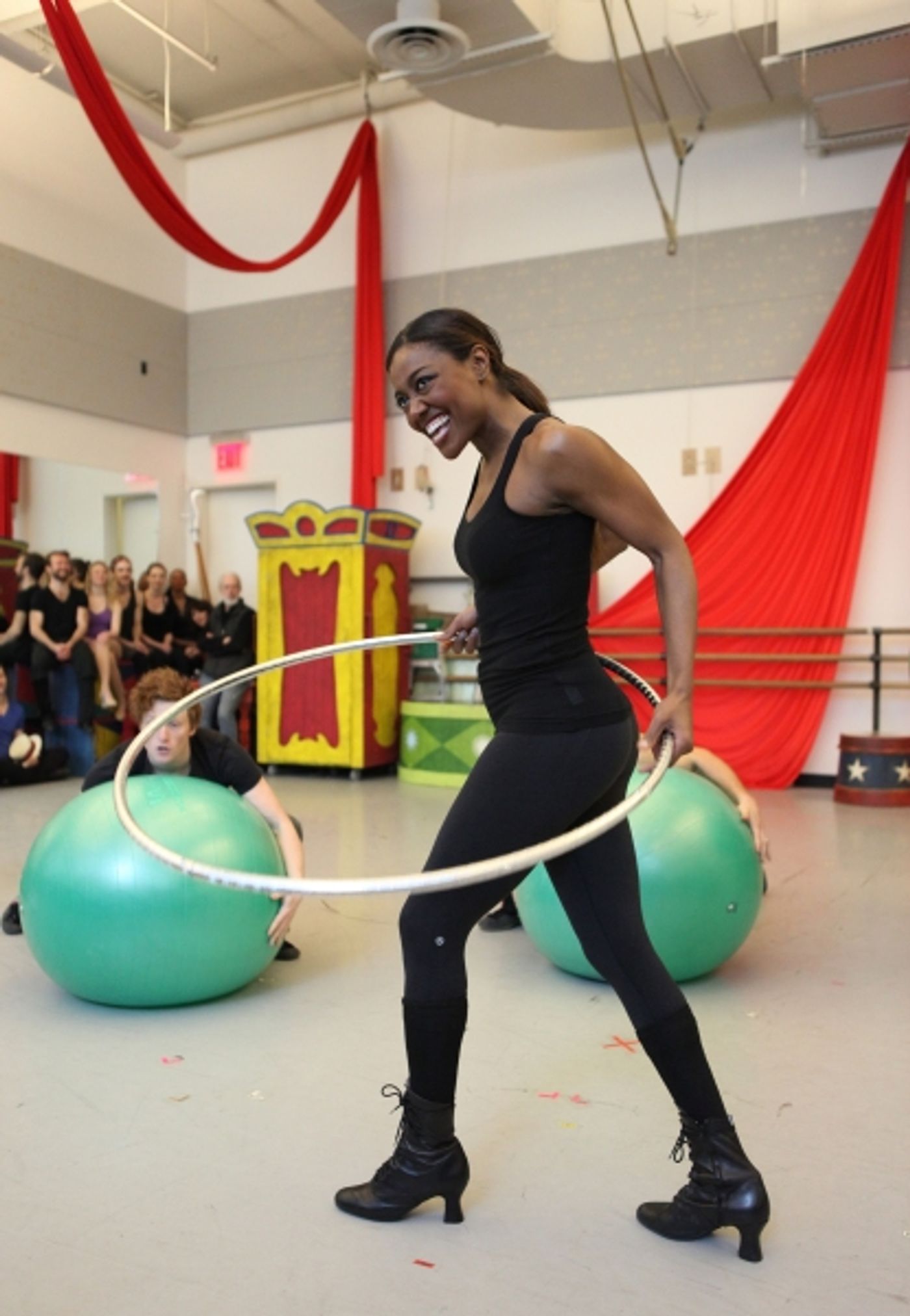 Photo Coverage: Inside PIPPIN's Press Rehearsal - Patina Miller, Matthew James Thomas and More Strut Their Stuff!  Image
