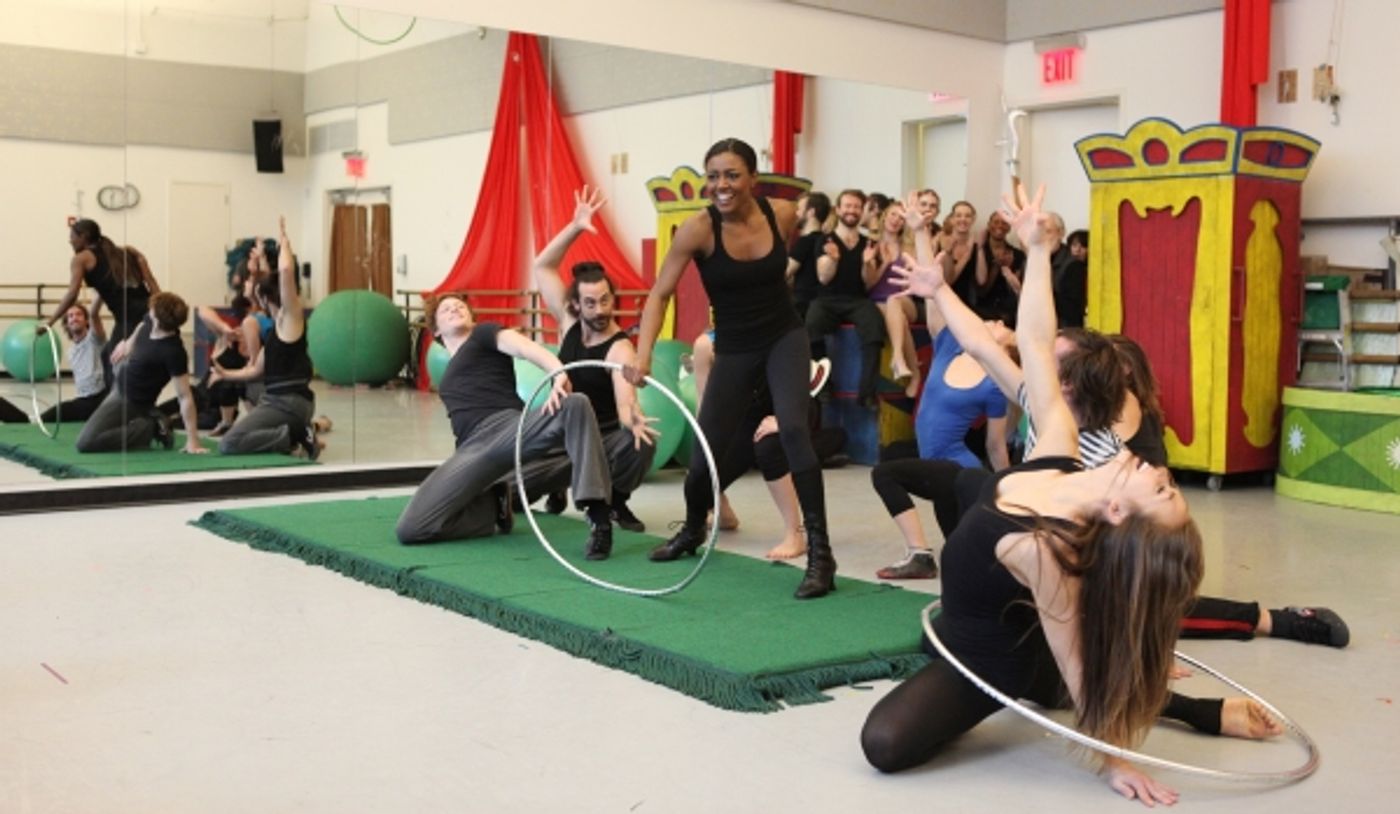 Photo Coverage: Inside PIPPIN's Press Rehearsal - Patina Miller, Matthew James Thomas and More Strut Their Stuff!  Image