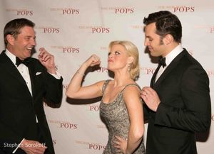 Steven Reineke, Megan Hilty, Ryan Silverman @ BroadwayWorld Steven Reineke, Megan Hilty, Ryan Silverman Photo