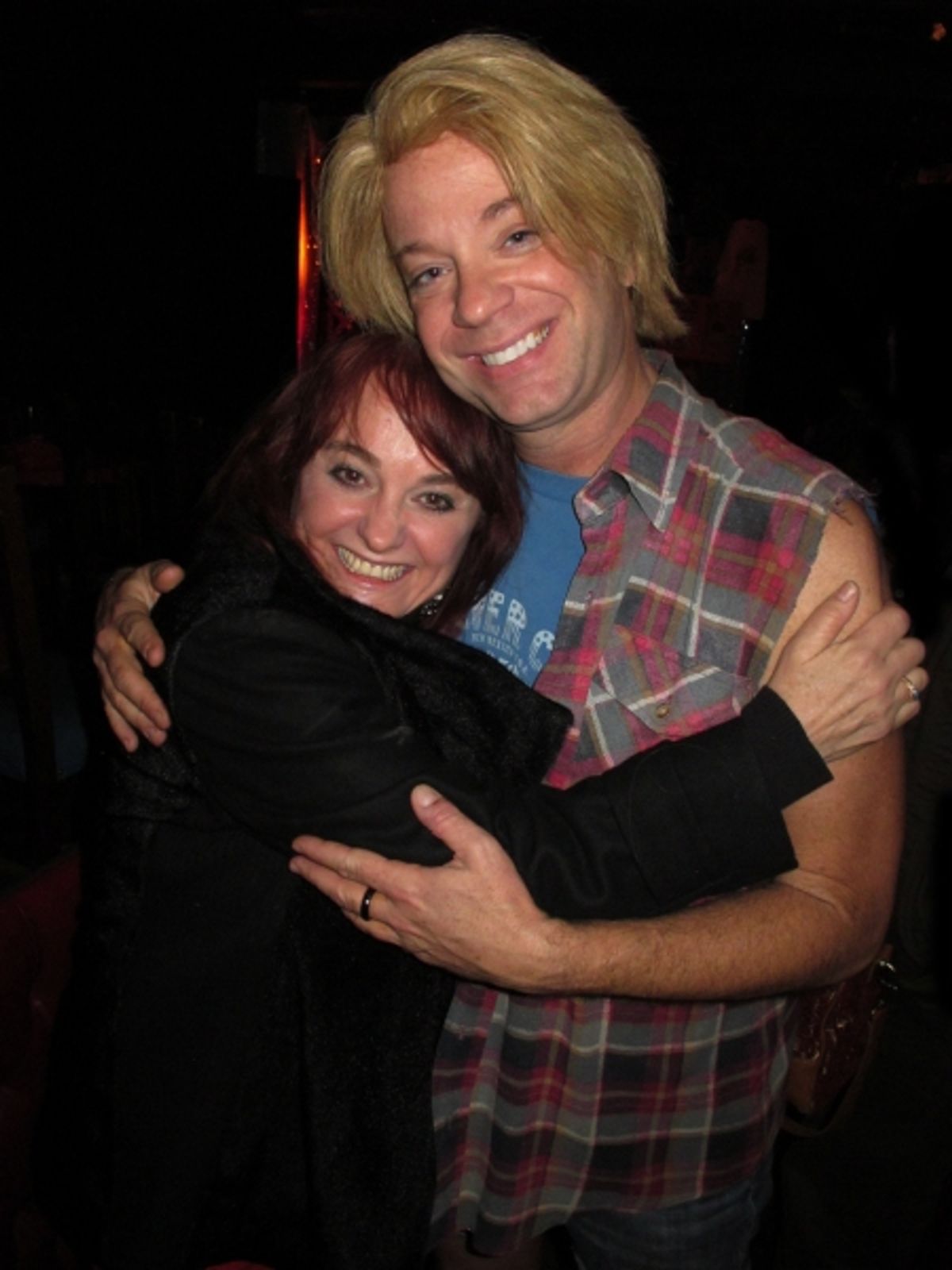 Julie Brown with Sam Pancake as Binx at 