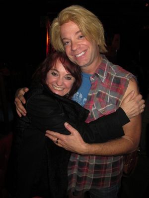 Julie Brown with Sam Pancake as Binx Photo