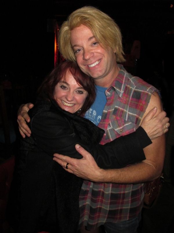 Julie Brown with Sam Pancake as Binx Photo