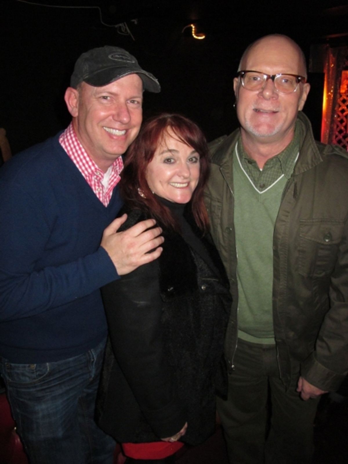 Actor Terry Ray with Julie Brown and friend at 