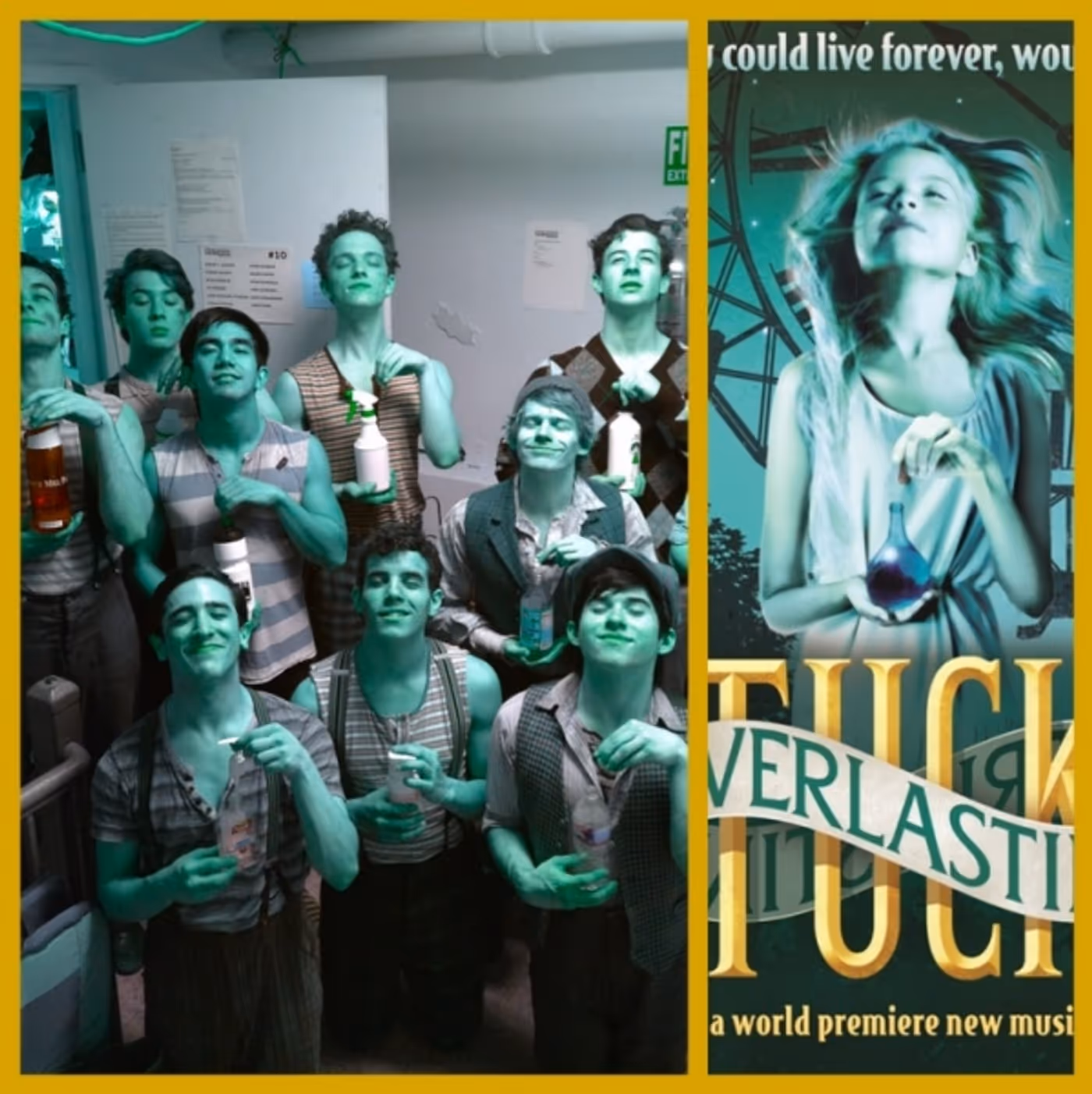 Photo Flash: Saturday Intermission Pics, March 9 - Andrew Keenan-Bolger's Last SIPs with NEWSIES, HANDS ON A HARDBODY and More! Image