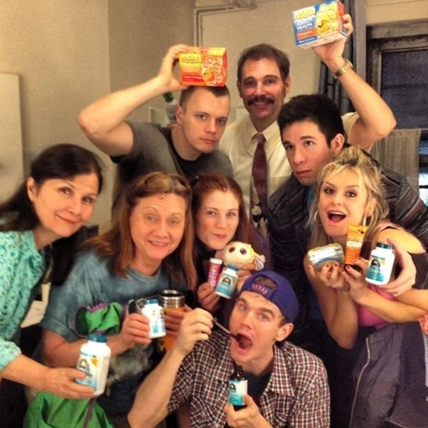 Photo Flash: Saturday Intermission Pics, March 9 - Andrew Keenan-Bolger's Last SIPs with NEWSIES, HANDS ON A HARDBODY and More! Image