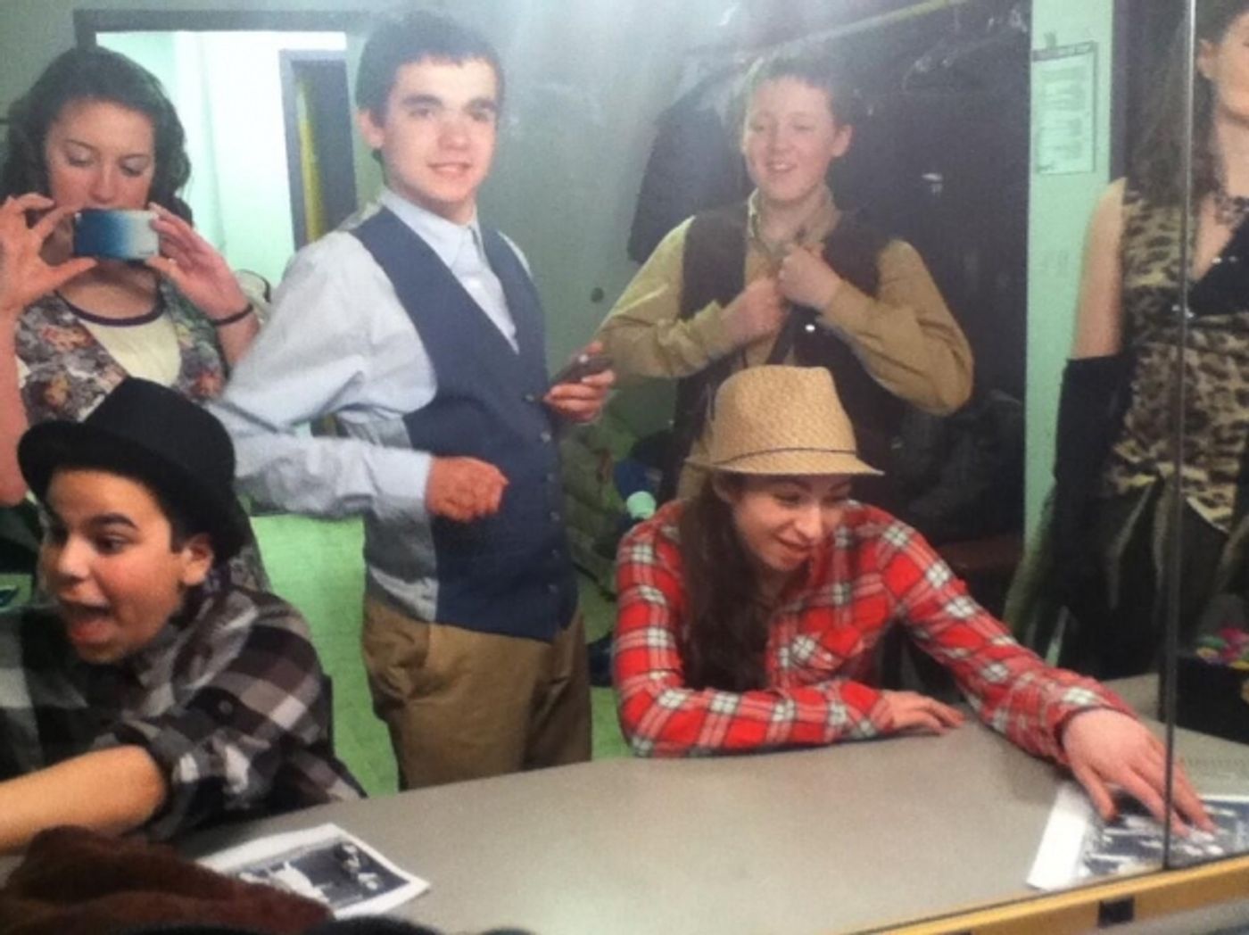 Photo Flash: Saturday Intermission Pics, March 9 - Andrew Keenan-Bolger's Last SIPs with NEWSIES, HANDS ON A HARDBODY and More! Image