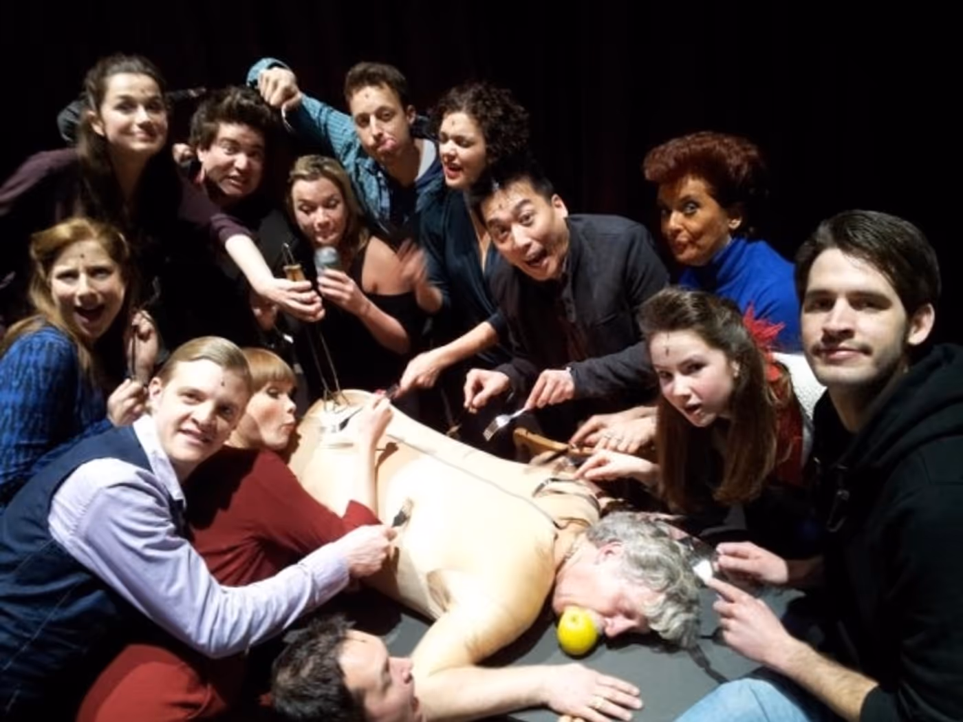 Photo Flash: Saturday Intermission Pics, March 9 - Andrew Keenan-Bolger's Last SIPs with NEWSIES, HANDS ON A HARDBODY and More! Image