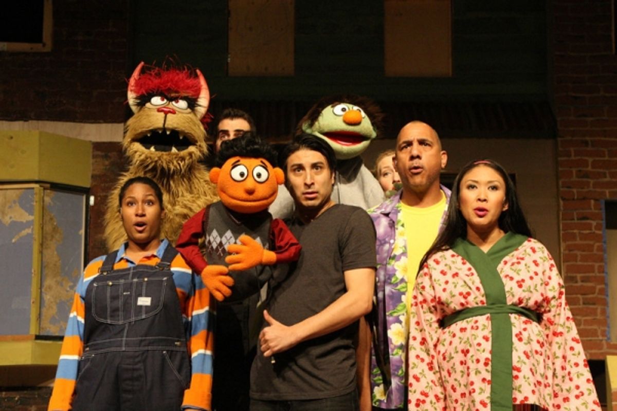 (left to right) Celia M. Rivera, Matthew Artson, Aric Martin, Anna Younghans, Keith E. Wright, Kristina Reyes at 