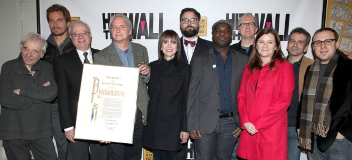 Austin Pendleton, Michael Shannon, Tom Wirtshafter, Scott Morfee, Jean Doumanian, Eric Hoff, Ike Holter, Tracy Lette, Mare Winningham, David Cromer and Josh Schmidt at 