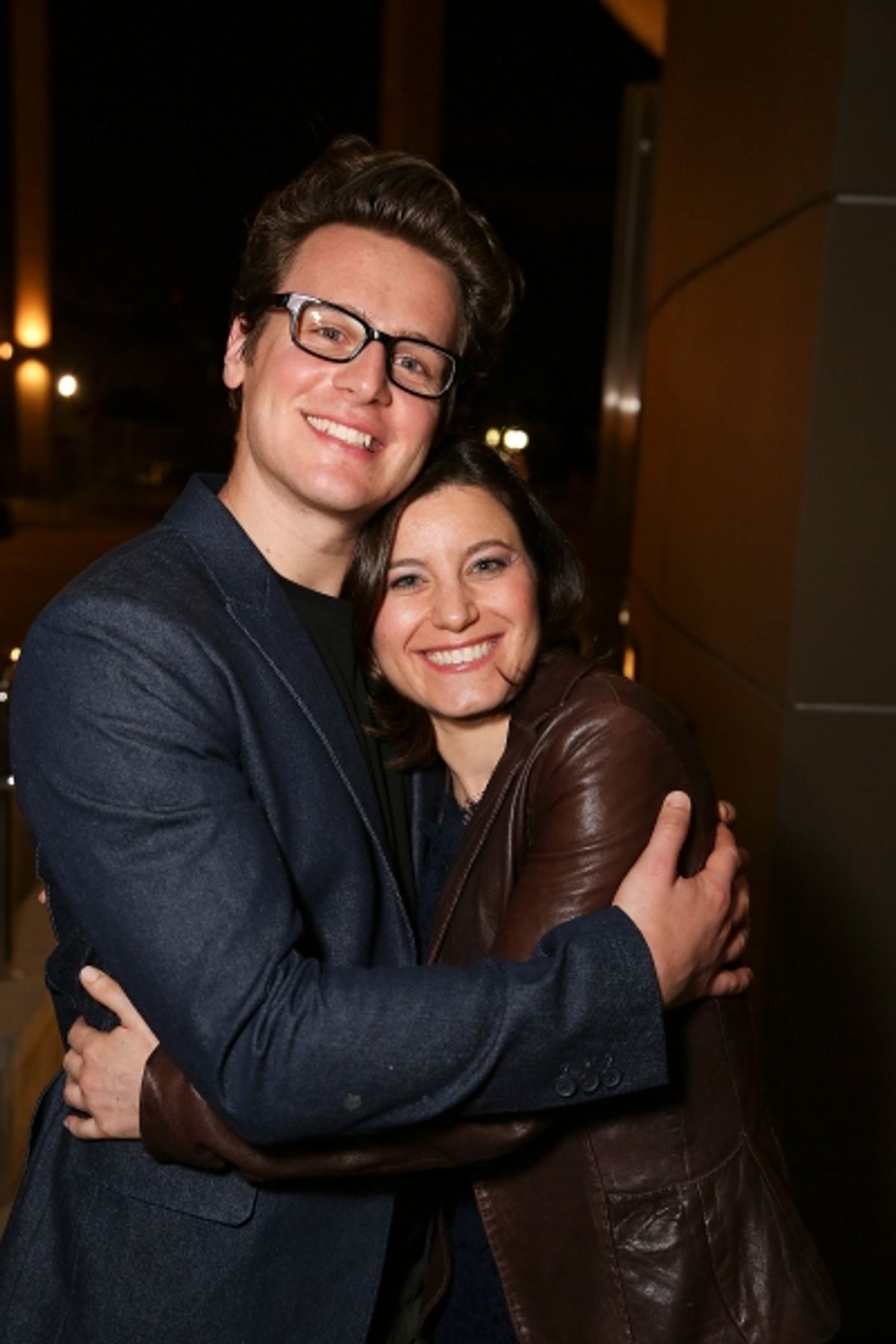Jonathan Groff and Susan Pourfar at 