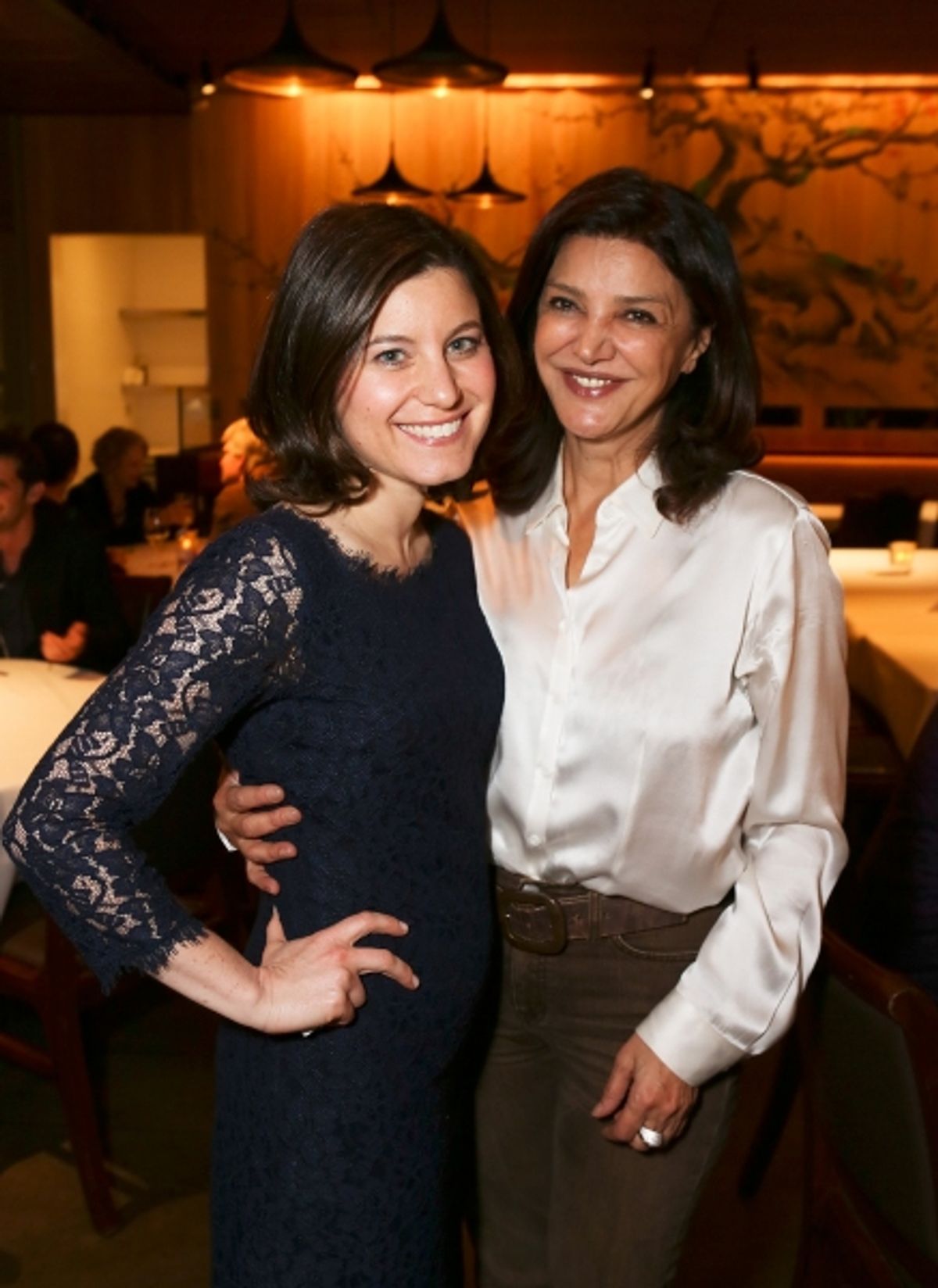 Cast member Susan Pourfar and Shohreh Asghdashloo at 