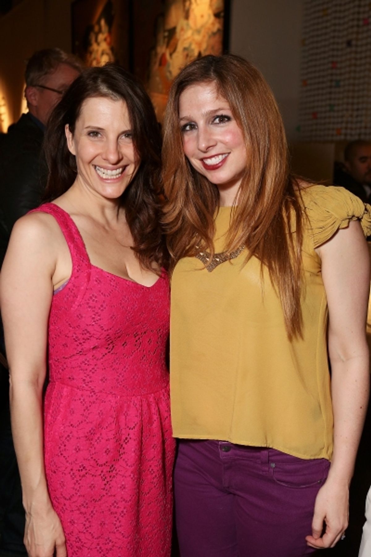 Actresses Mia Barron and Shoshannah Stern at 