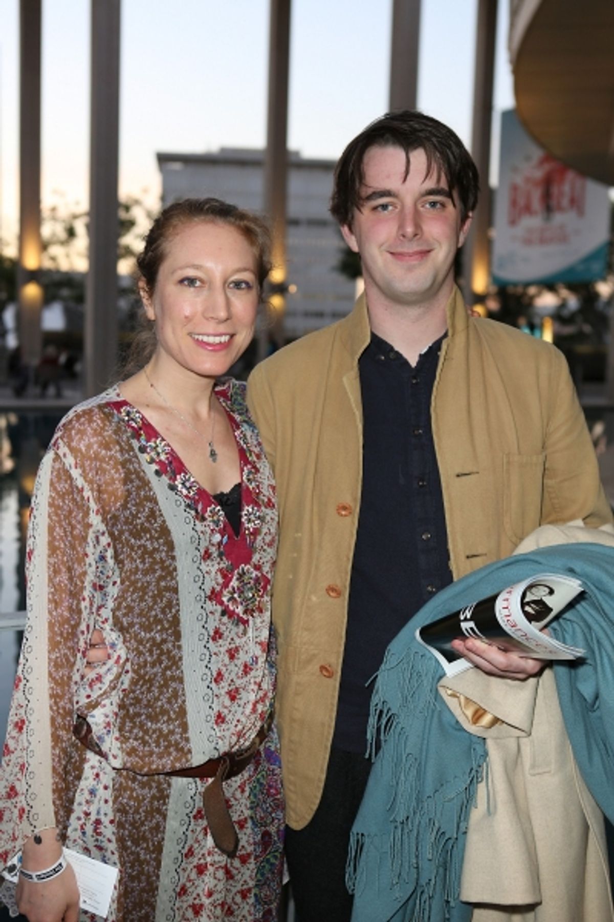 Playwright Nina Raine and Olly Rowse at 
