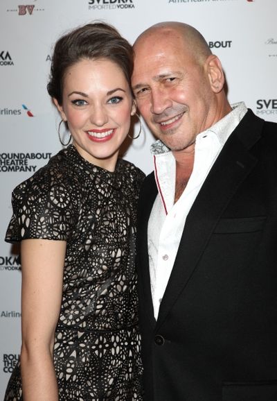 Laura Osnes &amp; Designer Carmen Marc Valvo Photo