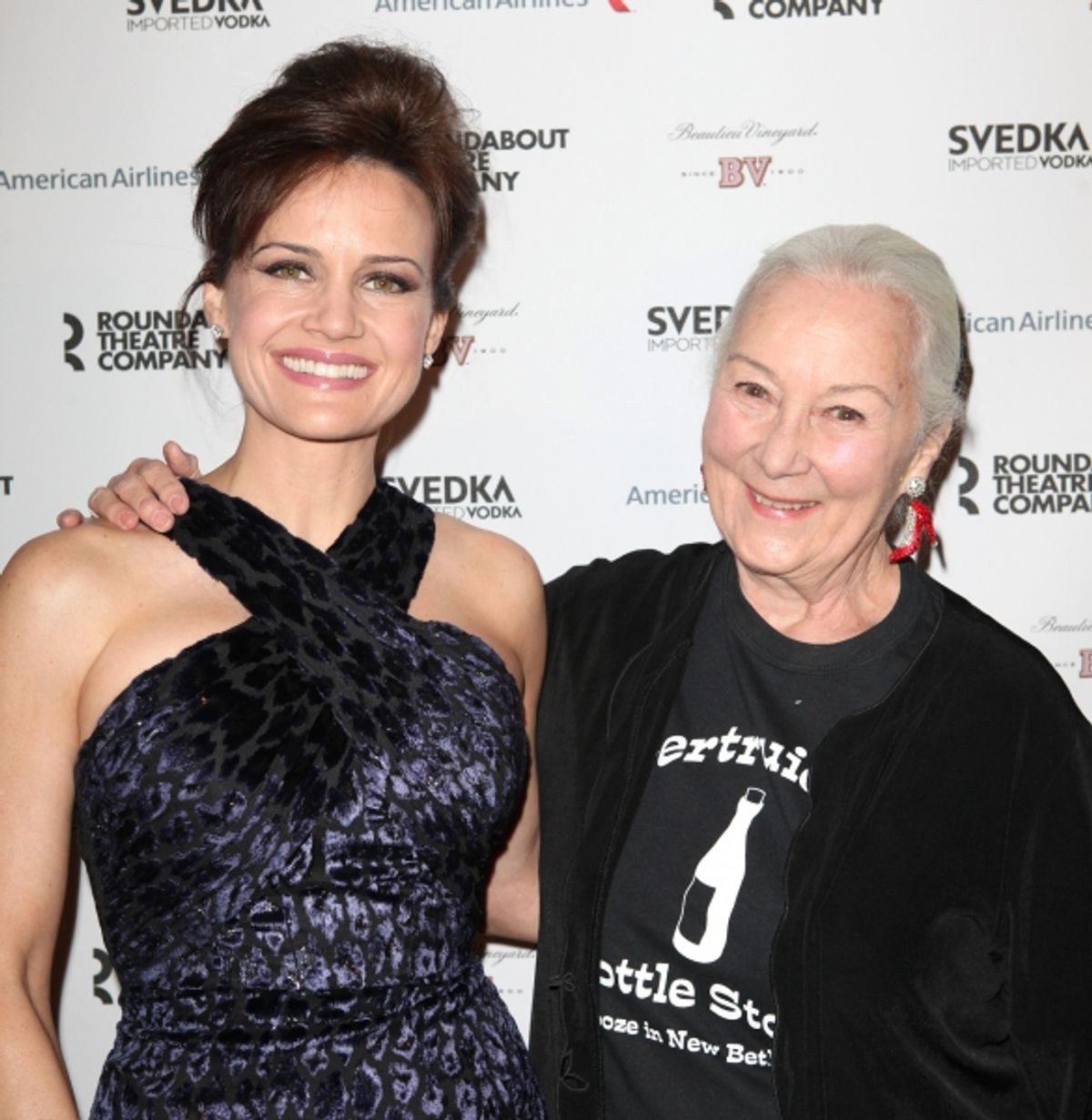 Carla Gugino & Rosemary Harris at 