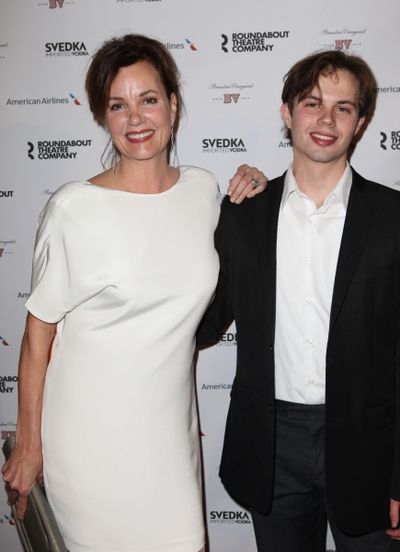 Margaret Colin &amp; son Sam Photo