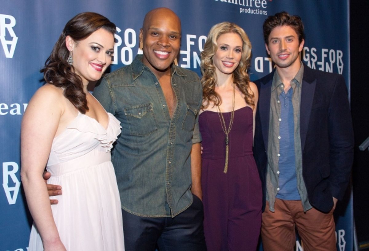 Ashley Brown, Michael James Scott, Jessica Rush, Nick Adams at 