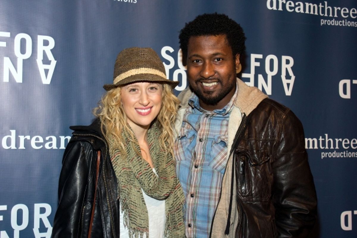 Caissie Levy, Brandon Pearson at 