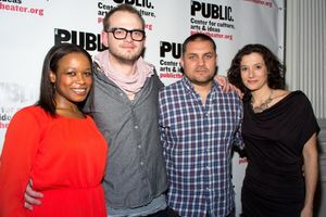 Quincy Tyler Bernstine, Luke Robertson, Guillermo Calderon, Bianca Amato Photo